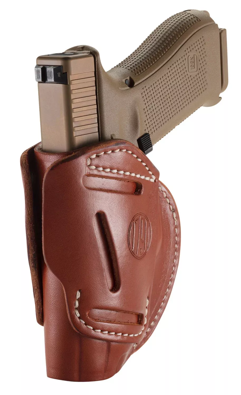 1791 Gunleather 3WH5CBRA 3-WayIWB/OWB Size 05 Classic Brown Leather Belt Loop Compatible w/ Glock 17 Compatible w/ Springfield XD Compatible w/ S&W M&P Compatible w/ HK VP9 Ambidextrous Hand