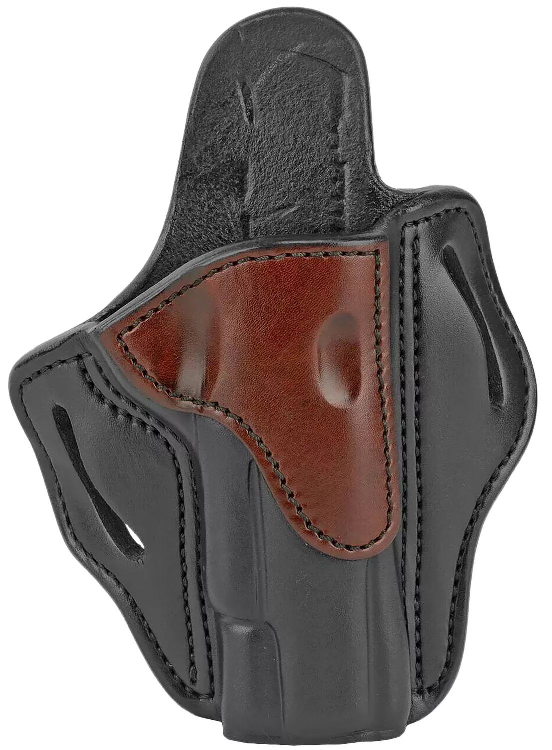 1791 Gunleather BH1BLBR BH1OWB 01 Brown on Black Leather Belt Slide Fits 4-5" 1911