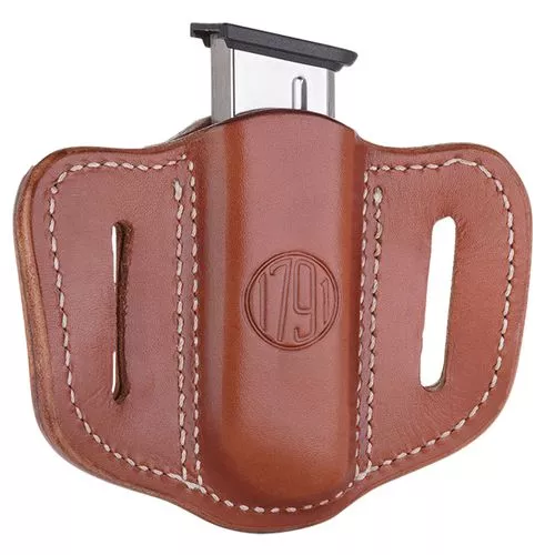 1791 Gunleather MAG11CBRA MAG1.1Single Brown Leather