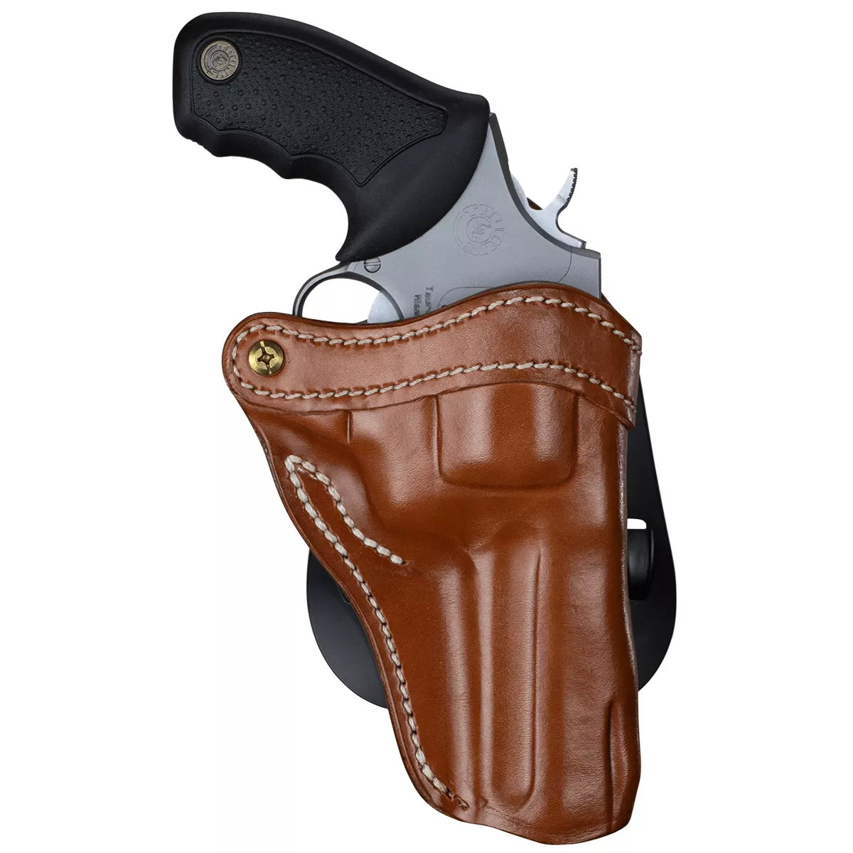 1791 Gunleather PDHR2CBRR RVH2 OWB Classic Brown Leather Paddle Fits Ruger GP100 Right Hand