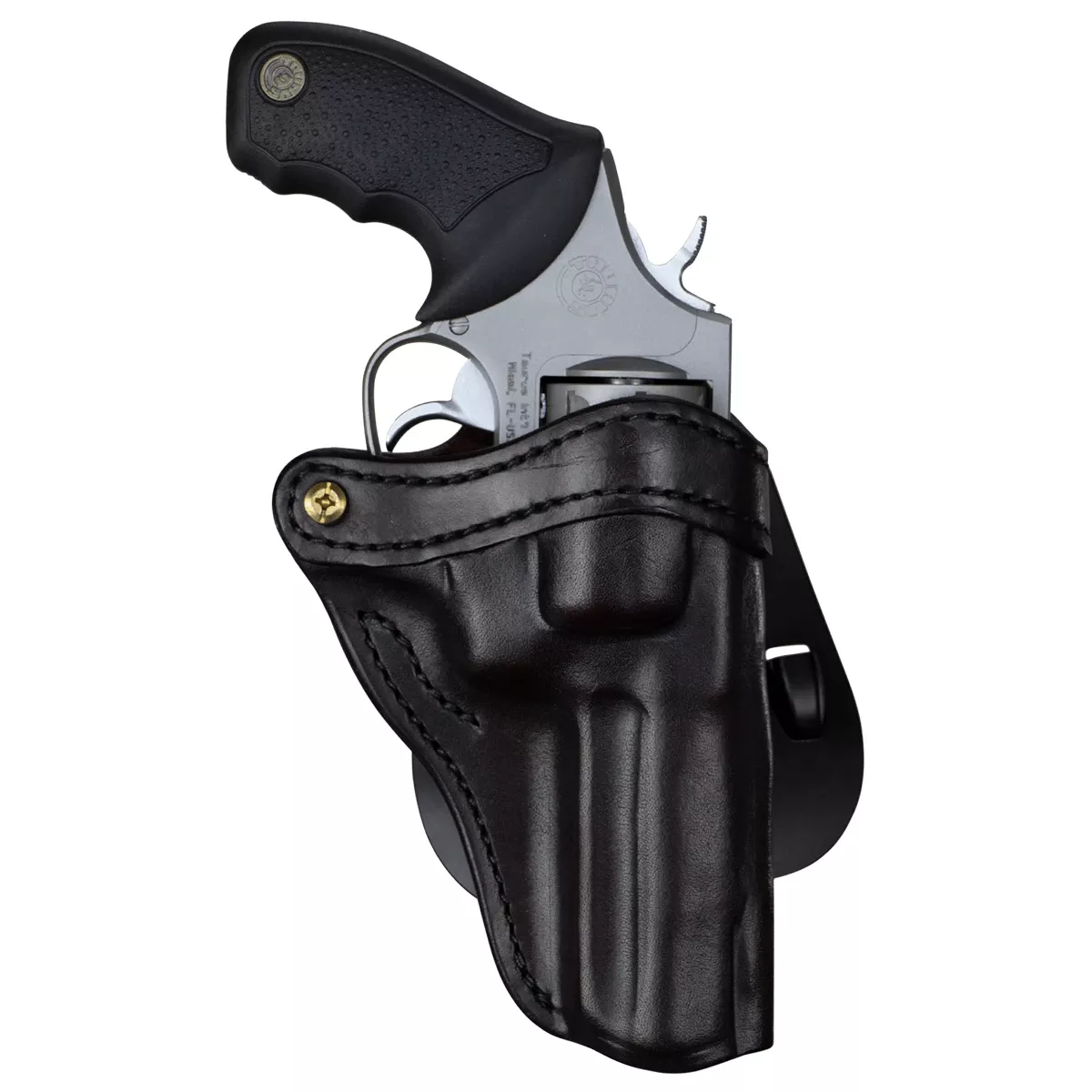1791 Gunleather PDHR2SBRR RVH2 OWB Signature Brown Leather Paddle Fits Ruger GP100 Right Hand