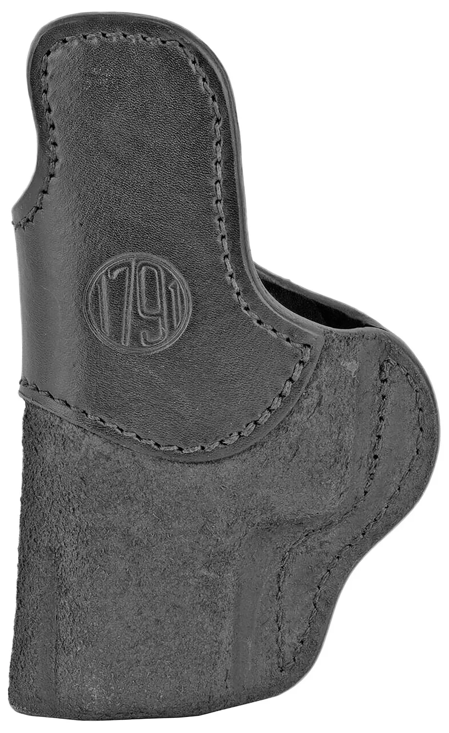 1791 Gunleather RCH4BLKR RCHIWB Size 04 Black Leather Belt Clip Compatible w/Glock 17/S&W M&P Shield/Springfield XD Right Hand