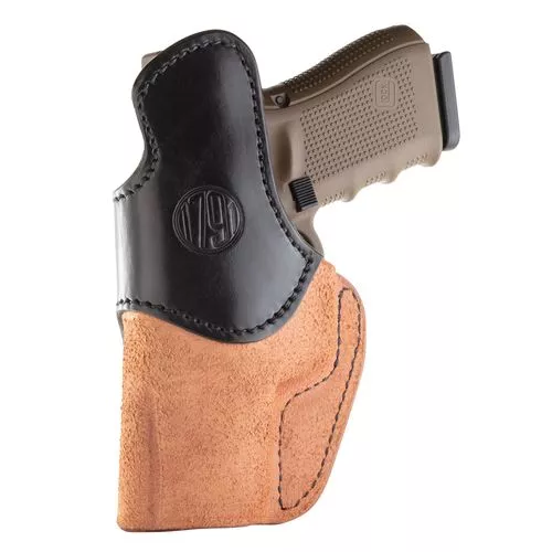 1791 Gunleather RCH5BLBR RCH IWB Size 05 Black/Brown Leather Belt Clip Fits Springfield XD-M/HK VP9SK Right Hand