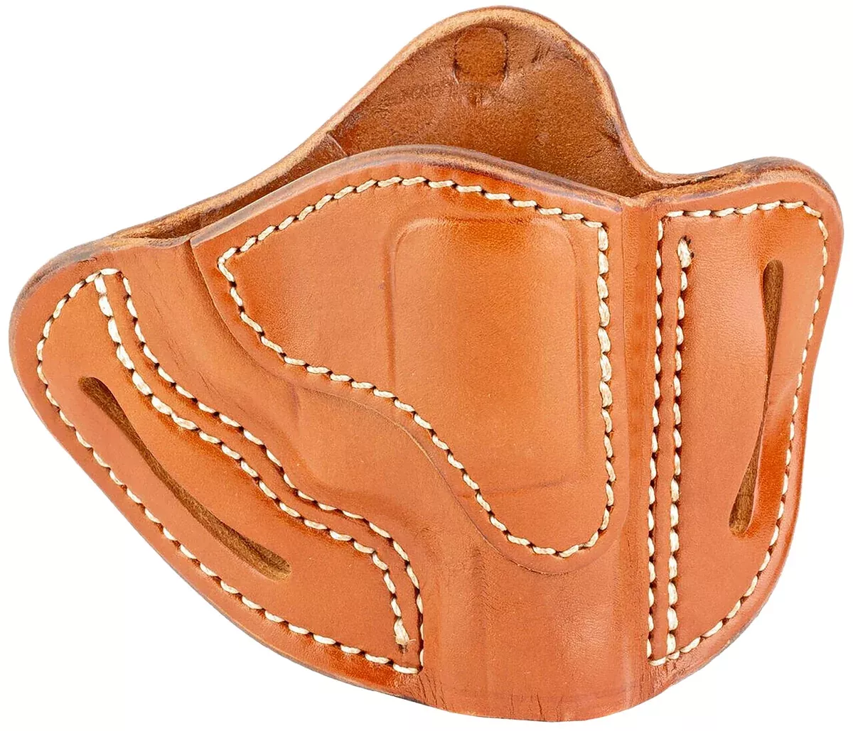 1791 Gunleather RVH1CBRR RVH1OWB Size 01 Classic Brown Leather Belt Slide Fits S&W J Frame/Ruger LCR/S&W 38 Belt Up to 1.75" Wide Right Hand