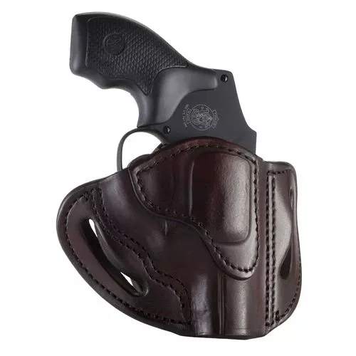 1791 Gunleather RVH1SBRR RVH1 OWB Size 01 Signature Brown Leather Belt Slide Fits S&W J Frame/Ruger LCR/S&W 38 Belt Up to 1.75" Wide Right Hand