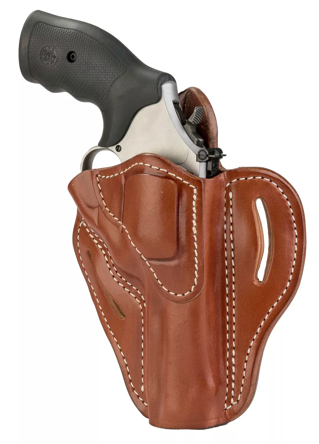 1791 Gunleather RVH2CBRR RVH2OWB Size 02 Classic Brown Leather Belt Slide Fits Ruger GP100/S&W K Frame Right Hand