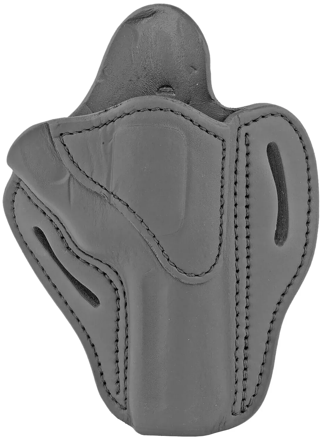 1791 Gunleather RVH2SBLR RVH2OWB Size 02 Stealth Black Leather Belt Slide Fits Ruger GP100/S&W K Frame Right Hand