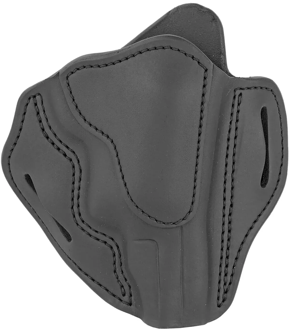 1791 Gunleather RVH3SBLR RVH3OWB Size 03 Stealth Black Leather Belt Slide/S&W Governor Right Hand