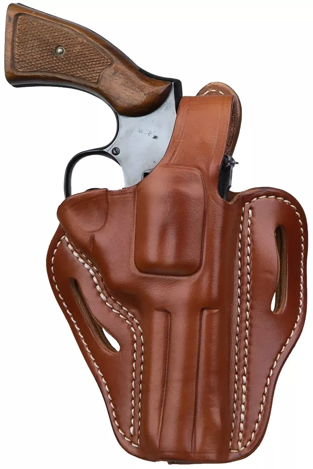 1791 Gunleather RVHX2CBRR RVHX-2OWB Size 02 Classic Brown Leather Fits Up to 4" Barrel, K/L-Frame, Belt Slide Right Hand