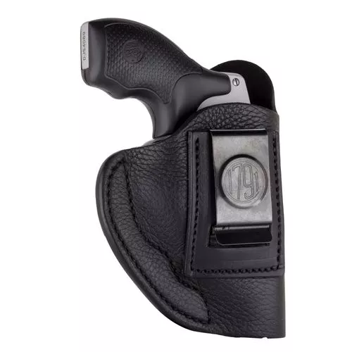 1791 Gunleather SCH2NSBR SCH IWB Size 02 Night Sky Black Leather Belt Clip Fits Ruger LC9/S&W J Frame/Colt Cobra Right Hand