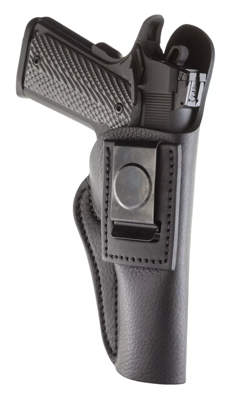 1791 Gunleather SCH6NSBR SCHIWB Size 06 Night Sky Black Leather Belt Clip Fits Browning Hi-Power/1911 4-5" Right Hand