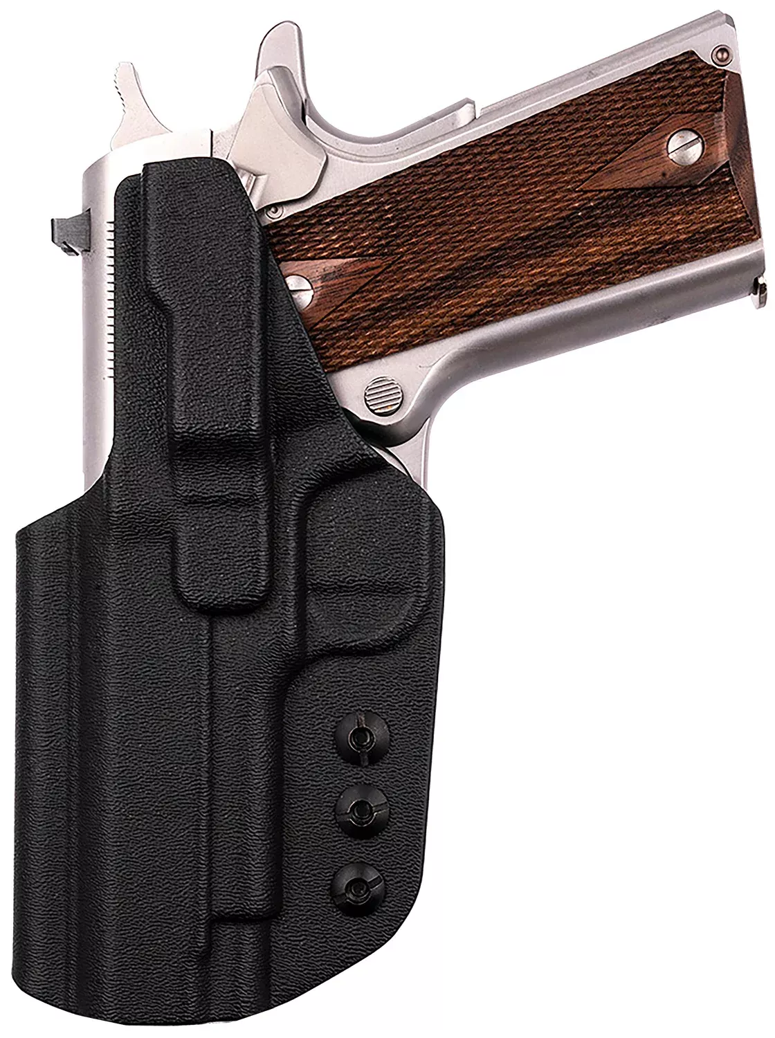 1791 Gunleather TACIWB1911BLKR Tactical KydexIWB Black Kydex Belt Clip Fits 1911 Government