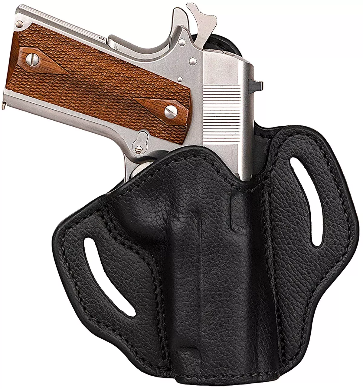 1791 Gunleather UCBH1SNSBR Ultra CustomOWB Size 1S Night Sky Black Leather Belt Slide Fits 1911 4" Right Hand
