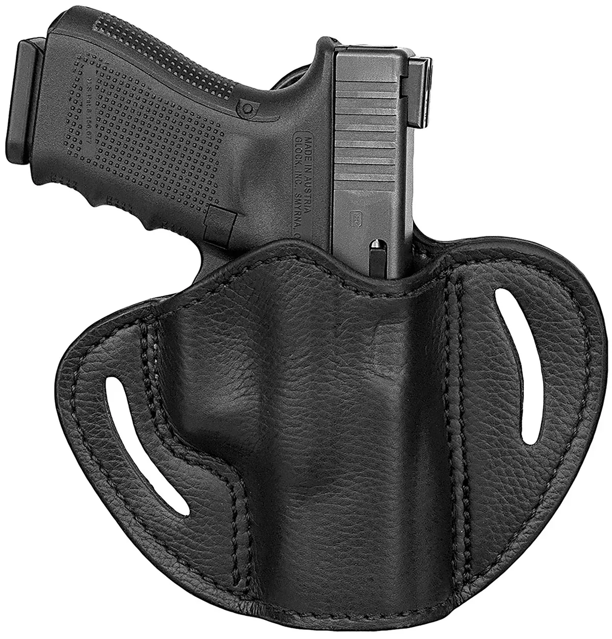 1791 Gunleather UCBH21NSBR Ultra CustomOWB Size 2.1 Night Sky Black Leather Belt Slide Compatible w/Glock 17/S&W M&P Shield/Springfield XD Right Hand