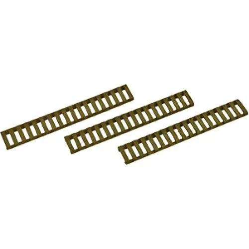4373-3PK-DE 1373DE Rail Cover 18 Slot Low 18 Slot 18 Slot Composite Flat Dark Earth
