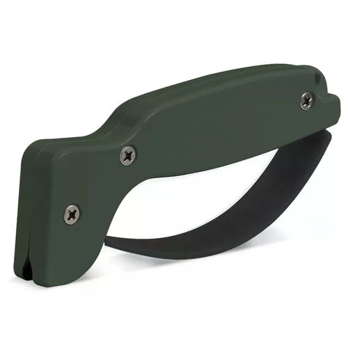 AccuSharp 008C Knife SharpenerHand Held Hard Diamond Sharpener Ergonomic Olive Drab Handle