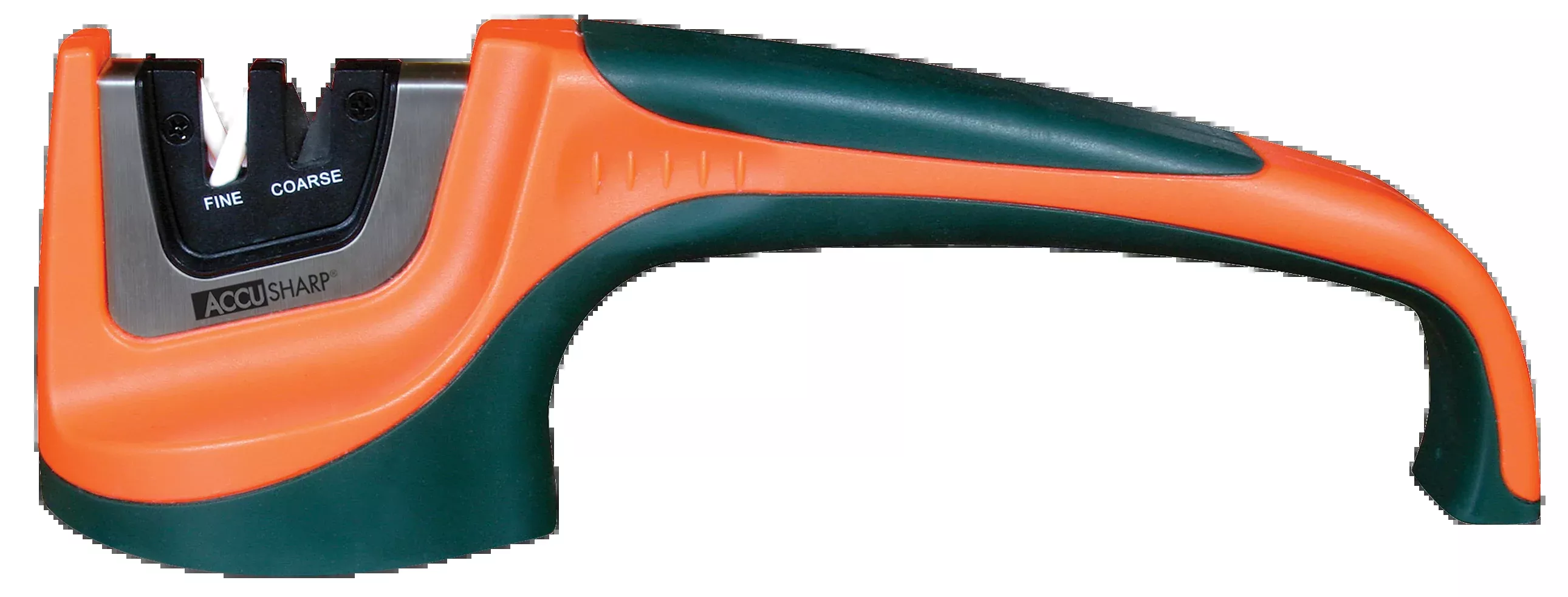 Accusharp 039C Pull-Through Sharpener Tungsten Carbide & Ceramic Black/Orange