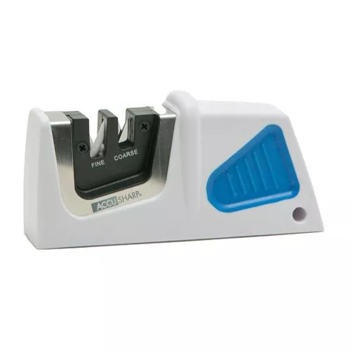 Accusharp 080C Compact Pull-Through Sharpener Diamond Tungsten Carbine Fine White/Black