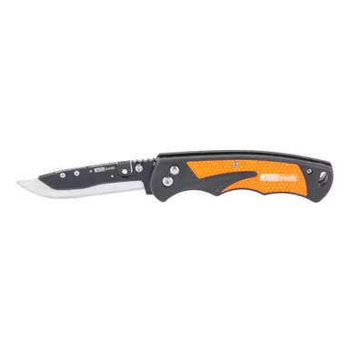 AccuSharp Razor Folding Knife - Replaceable Blade System - Safety Orange - 741C