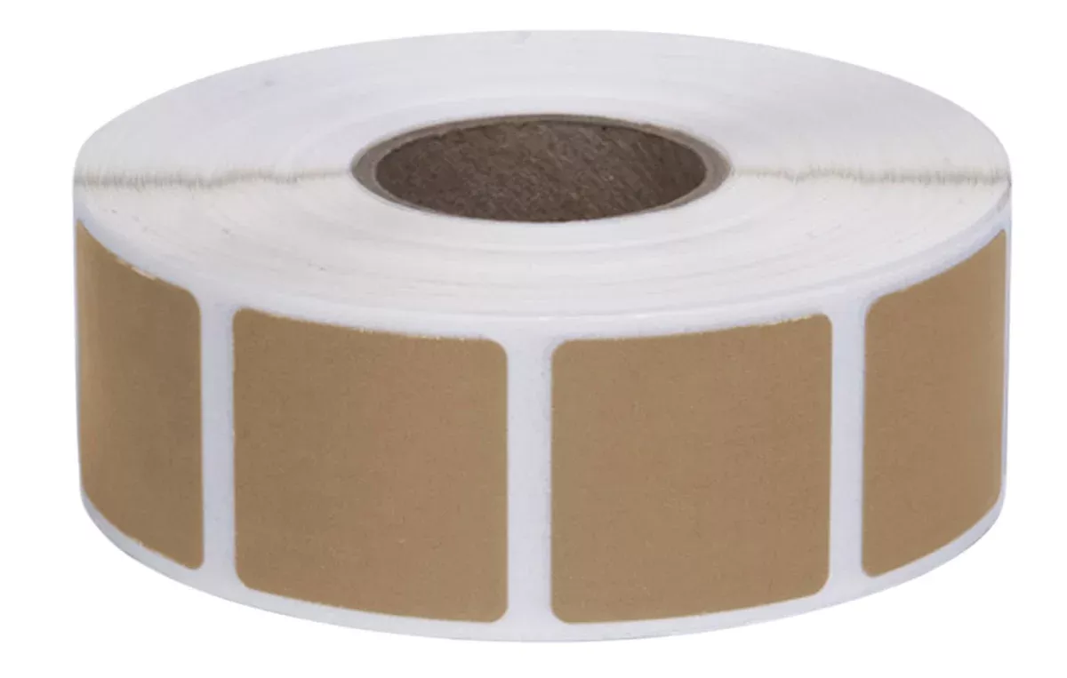 Action Target PASTBR PastersBrown Adhesive Paper 7/8" 1000 Per Roll