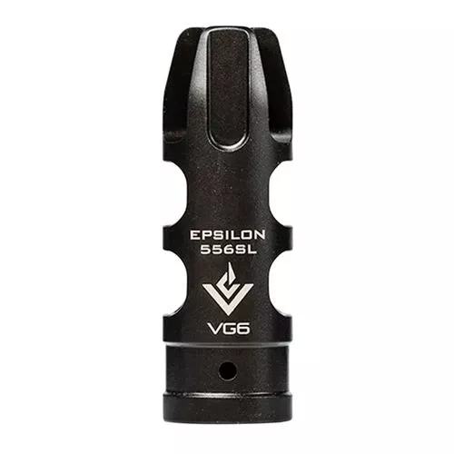 Aero Precision APVG100025A VG6 Epsilon 5.56 NATO SL Muzzle Brake Black Nitride 17-4 Stainless Steel
