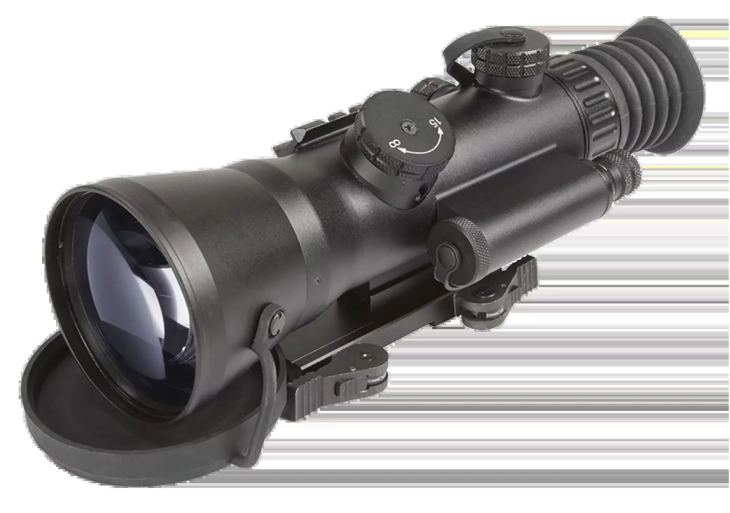 AGM Global Vision Wolverine-4 NW1 Night Vision Riflescope 4x 45mm Gen 2+ Level 1 Matte Black
