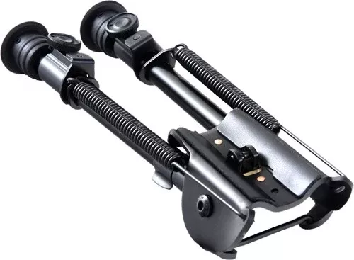 Aimtech Heavy Duty Bipod 9"-13" Adjustable Matte Black - Stud Mount