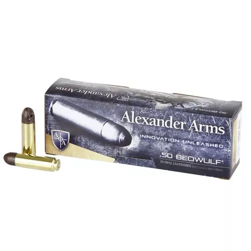 ALEXANDER ARMS LLC AB200ARXBX OEM50 Beowulf 200 gr Polymer Tip 20 Bx/ 10 Cs