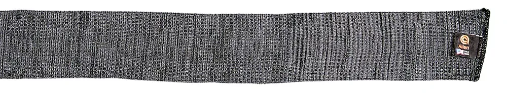 Allen 131 Stretch Knit Gun Sock 52" Shotgun/Rifle w/Scope, Heather Gray, ID Label & Cinch Closure, Silicone Treatment