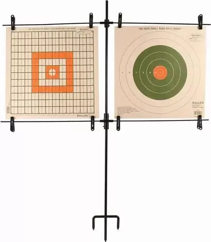 Allen 15295 Paper Target Stand Steel Frame with 8 Clips