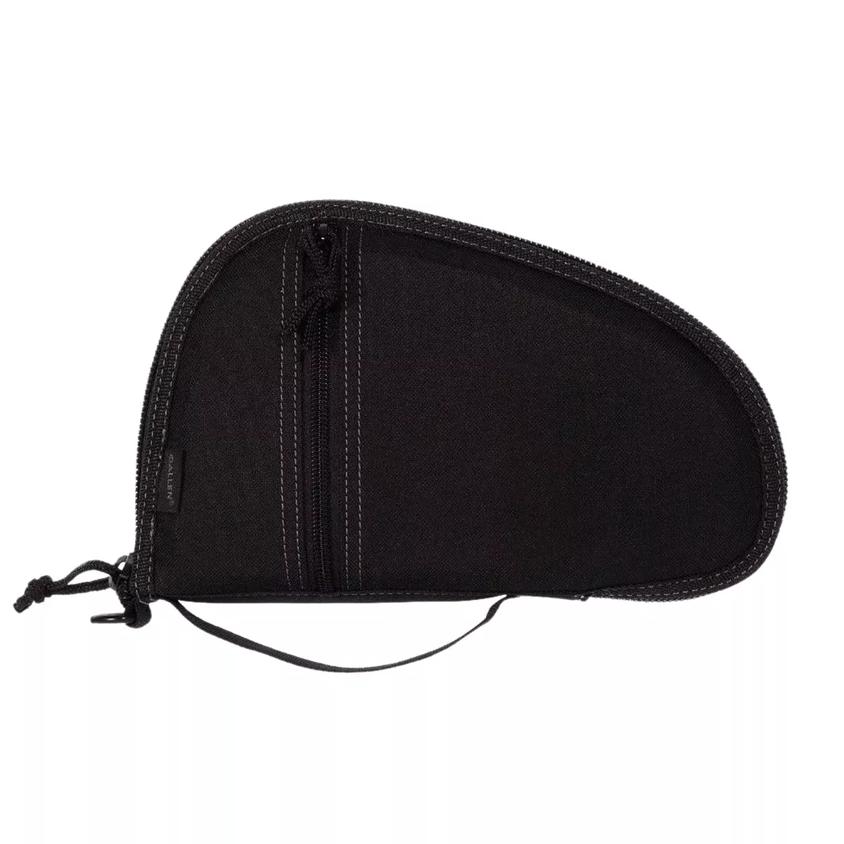 Allen 3615 TorreyHandgun Case Black Polyester, Small Accessory Pocket, Muzzle Pocket & Lockable Zipper 10.50" x 6.50" Exterior Dimensions