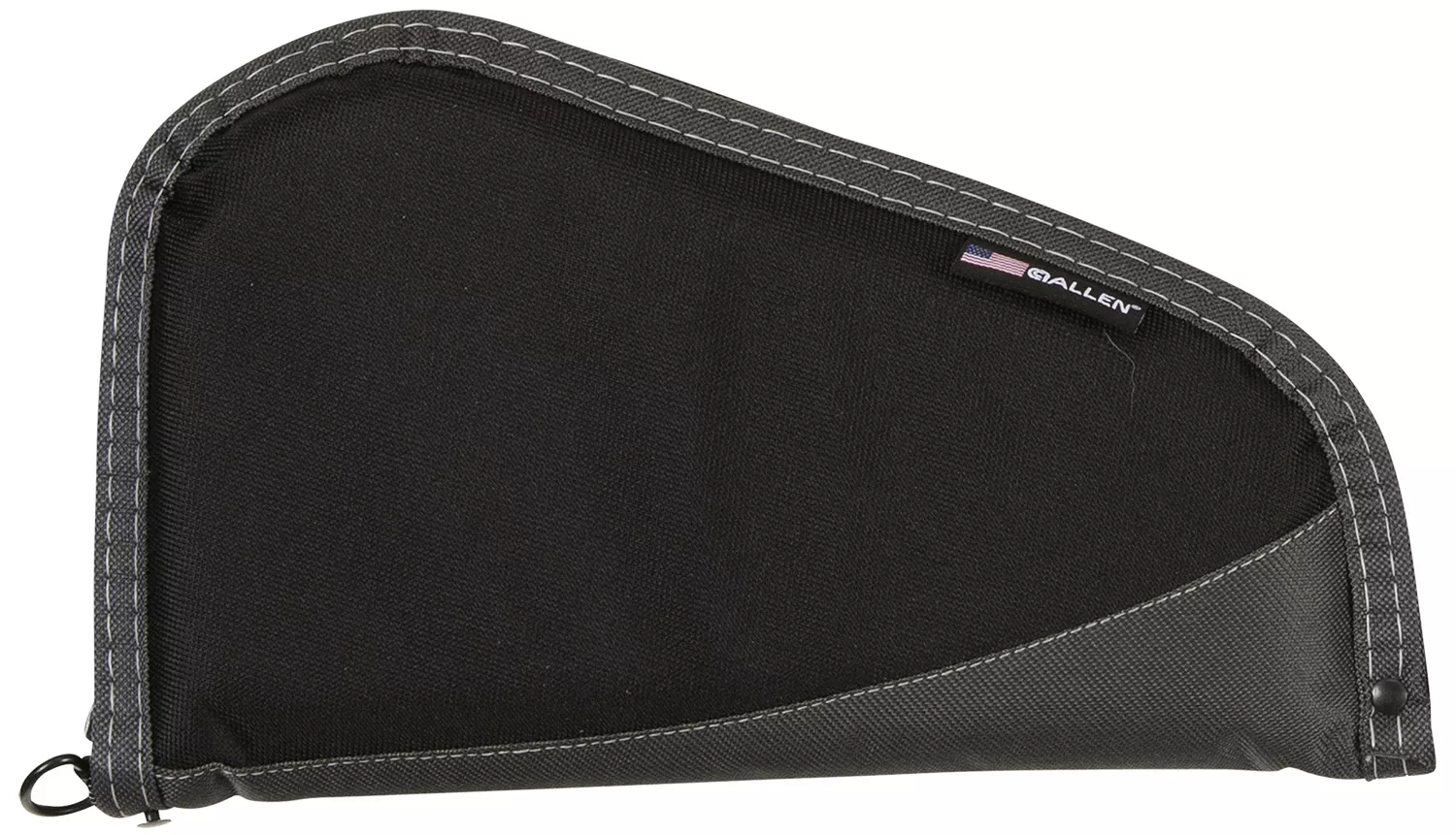 Allen 44413 DeluxeHandgun Case Black w/Gray Trim, Foam Padding, Non-Absorbent Lining & Lockable Zipper 13″ L