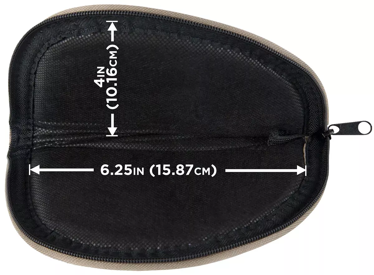 Allen 726 Pistol Case6" Long Earth Tone Holds Handgun Endura