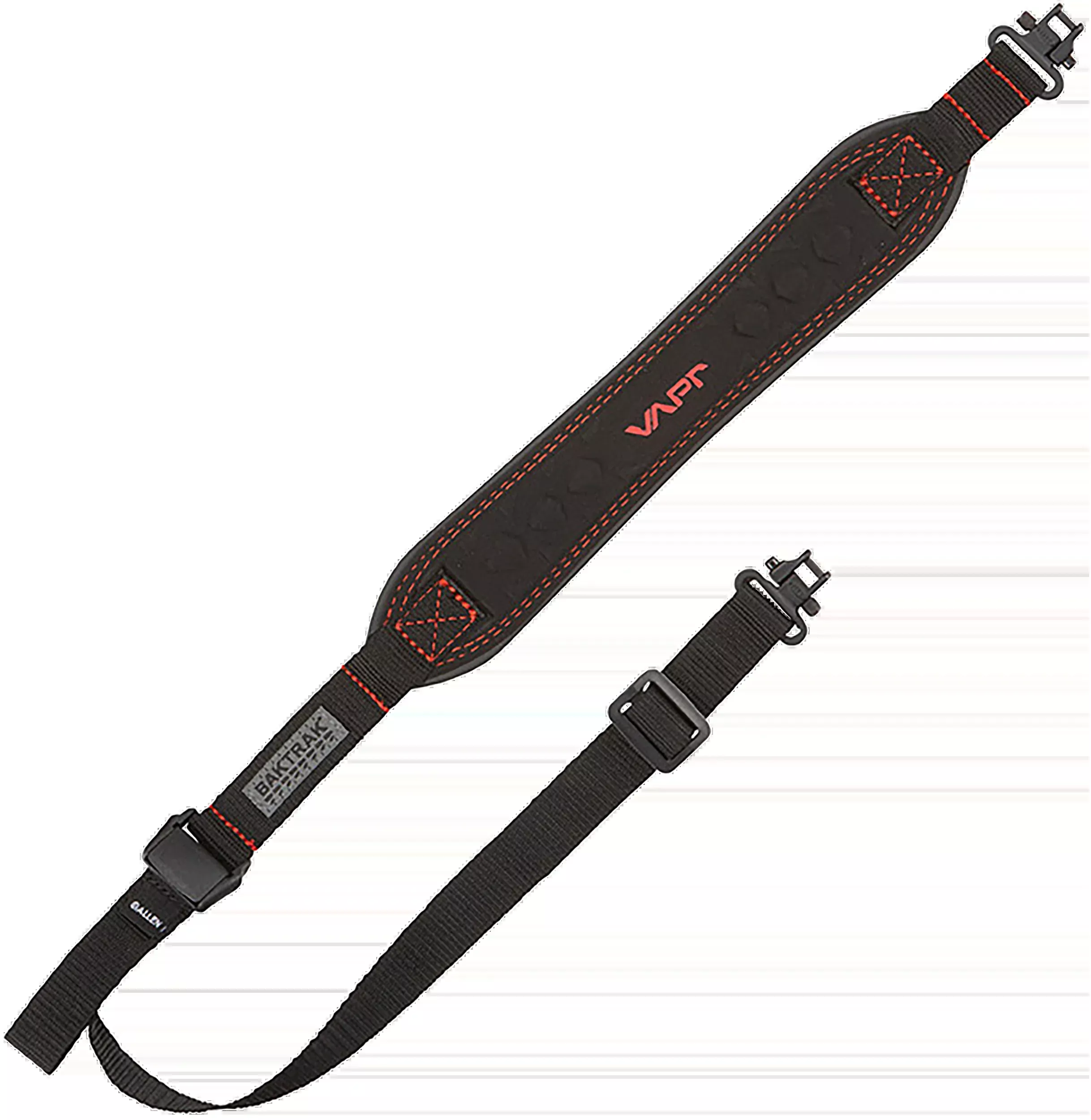 Allen 8375 Vapor Black/Red Nylon/BakTrak Adjustable Rifle Sling 1.75"