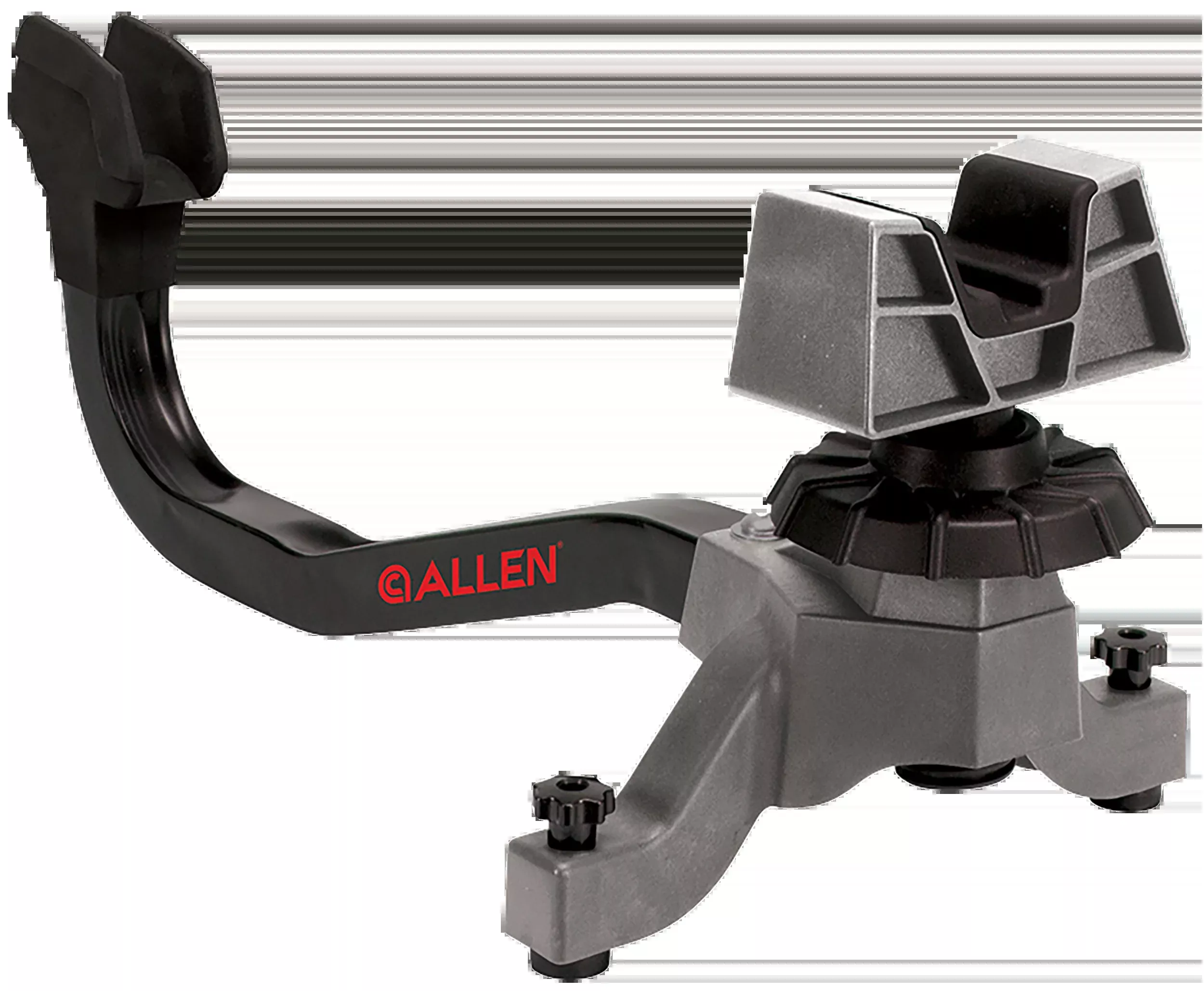 Allen Accutrak 2 Shooting Rest Black Polypropylene w/Solid Metal Spine & Rubber Rear Support