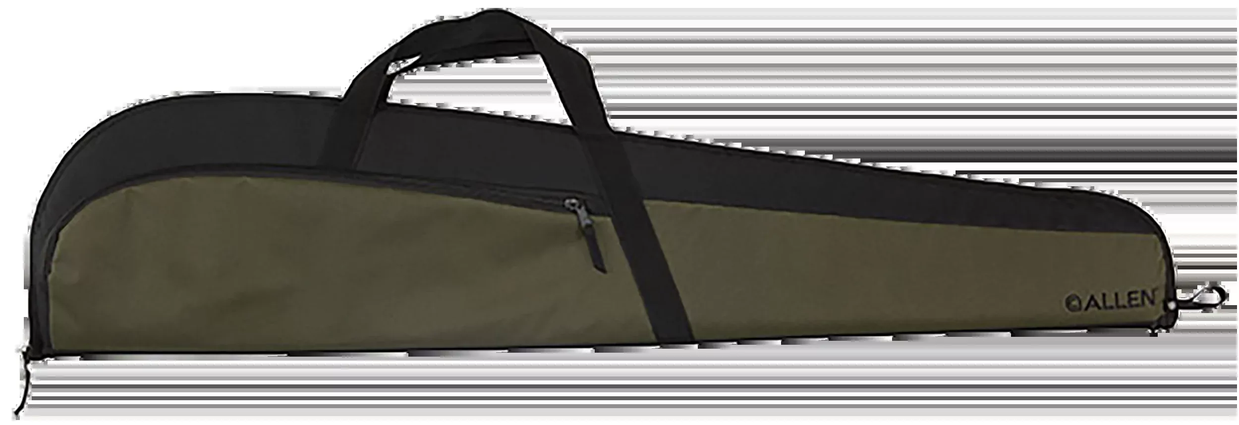 Allen Powell 46" Rifle Case Green/Black Foam Padded - Lockable Zippers