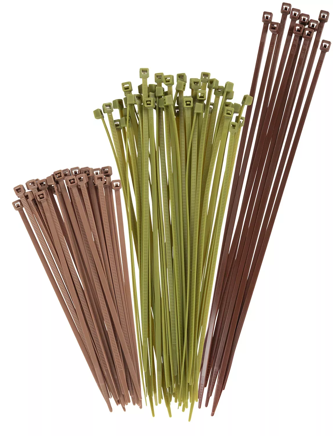 Allen Vanish Hunting Blind Nylon Cable Ties 100-Pack Assorted Green/Brown/Tan