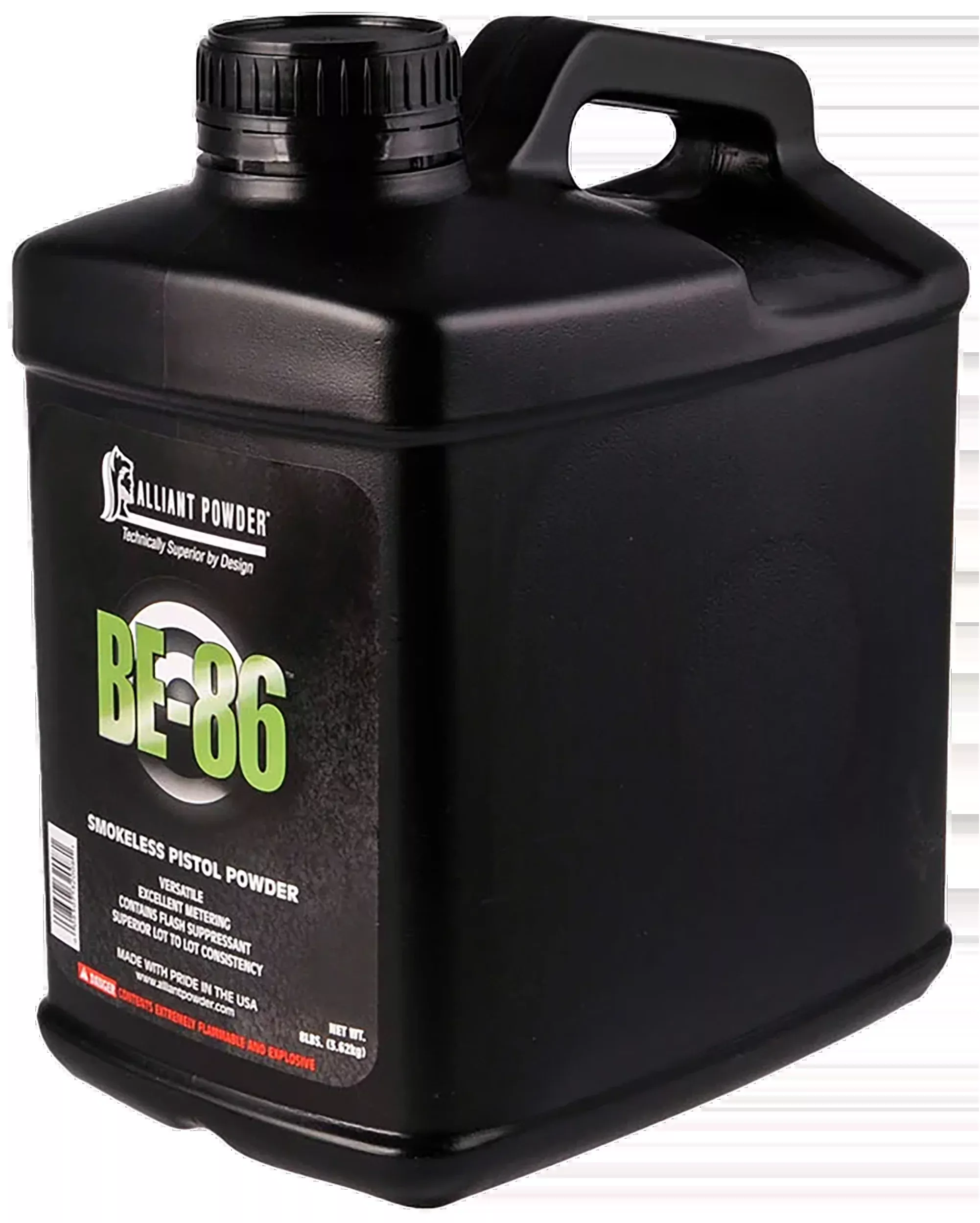 Alliant BE-86 Smokeless Pistol Powder 8 lb