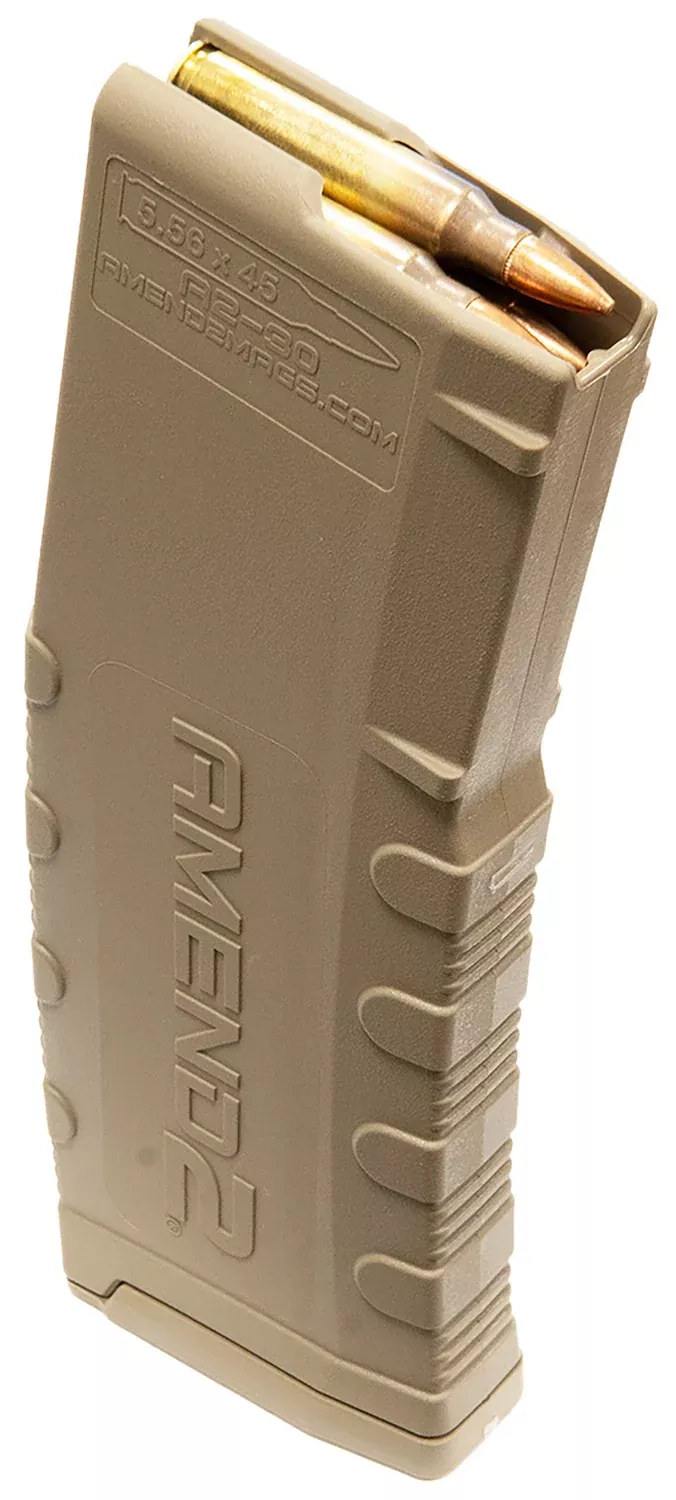 Amend2 556MOD2FDE30 MOD-230rd 223 Rem/5.56x45mm NATO Compatible w/ AR-15/M16/M4 Flat Dark Earth Polymer