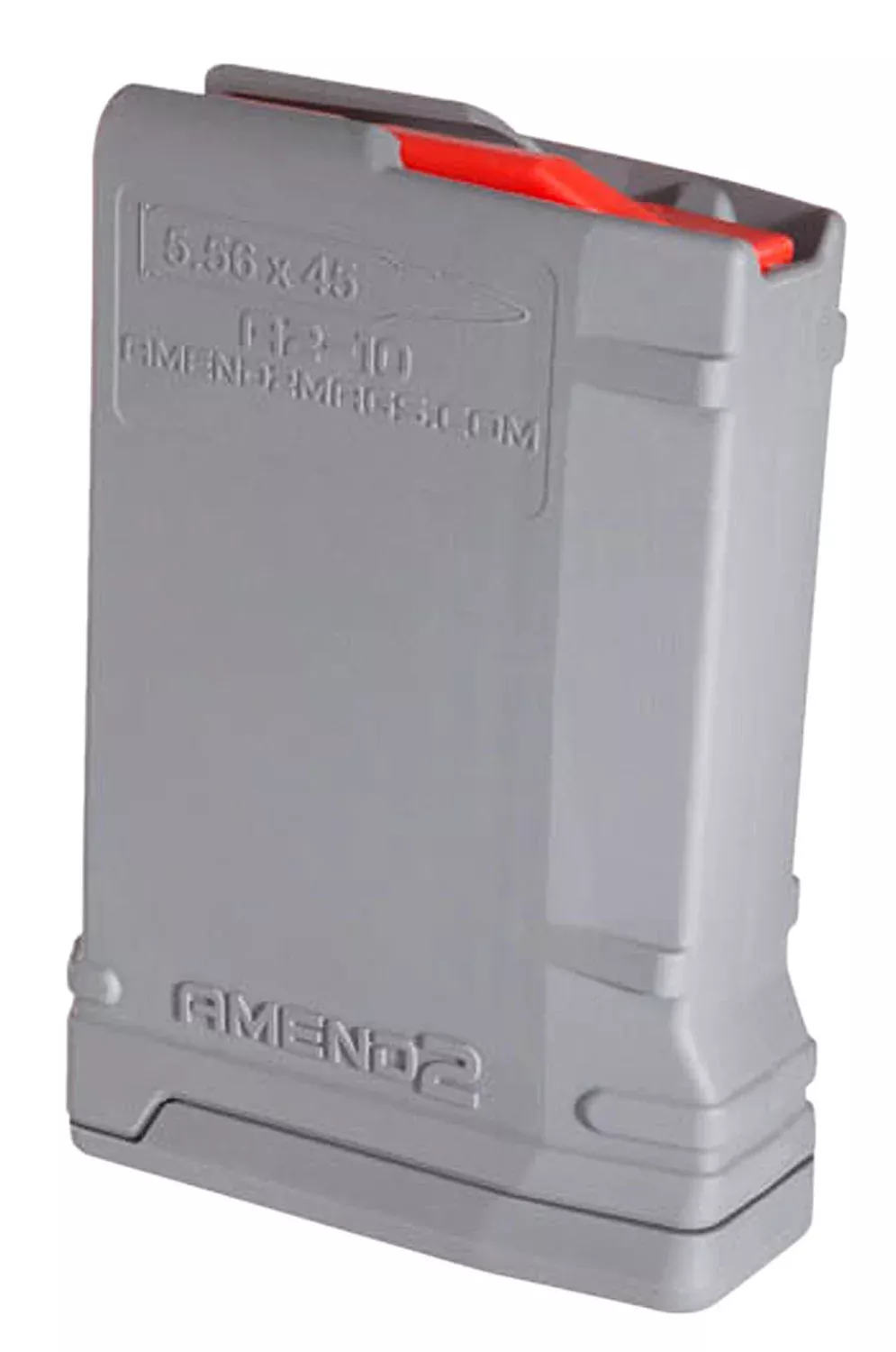 Amend2 556MOD2GRY10 MOD-210rd 223 Rem/5.56x45mm NATO Compatible w/ AR-15/M16/M4 Gray Polymer