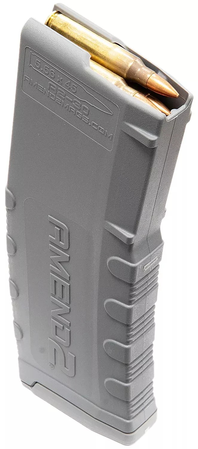 Amend2 556MOD2GRY30 MOD-230rd 223 Rem/5.56x45mm NATO Compatible w/ AR-15/M16/M4 Gray Polymer