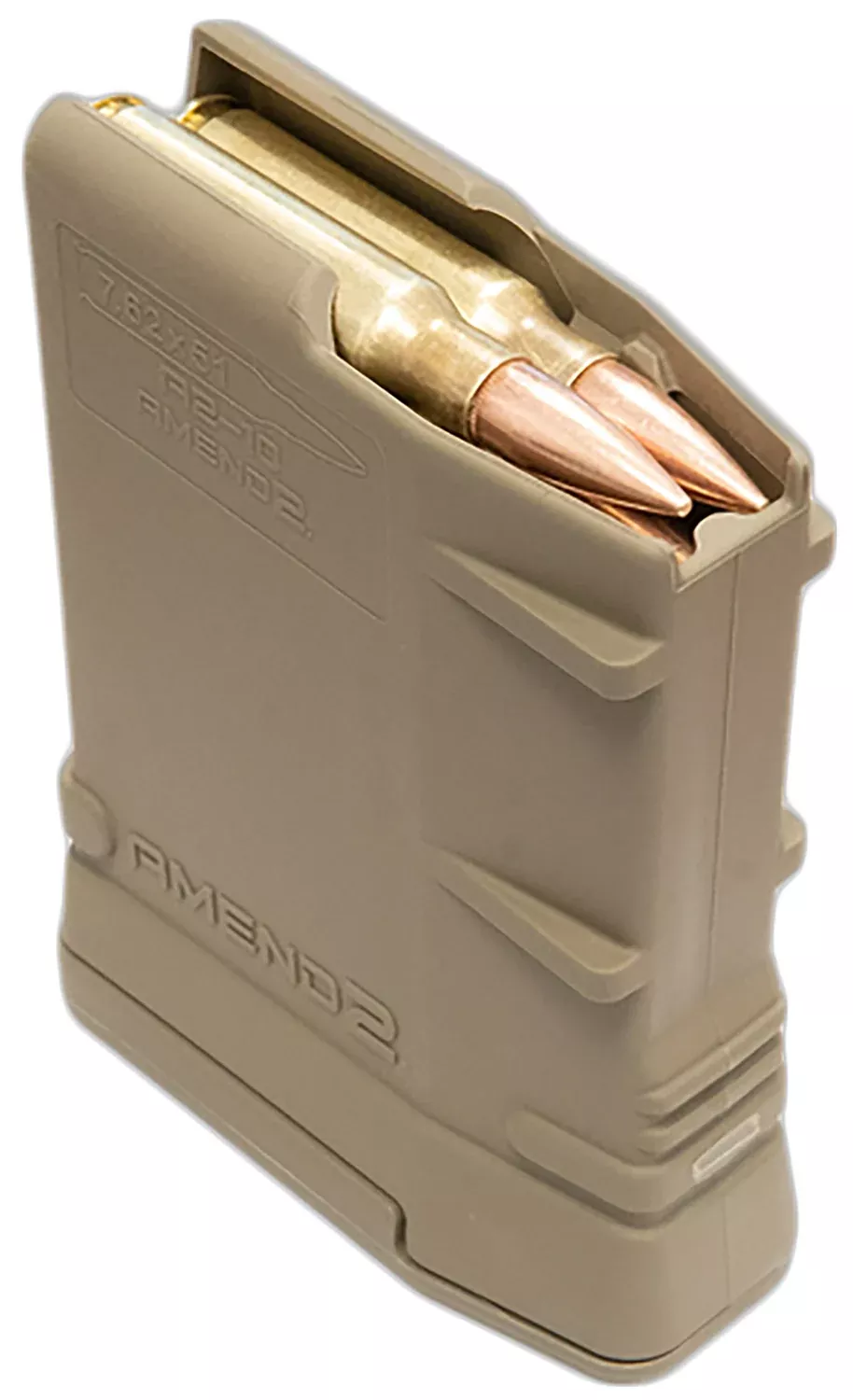 Amend2 762MOD2FDE10 MOD-210rd 308 Win/7.62x51mm Compatible w/ AR-10 Flat Dark Earth