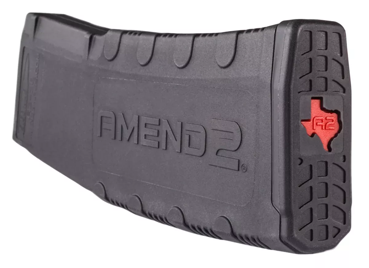Amend2 A2TX556BLK30 Texas Special Edition30rd 223 Rem/5.56x45mm NATO Compatible w/ AR-15/M16/M4 Black Polymer