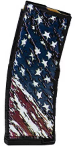Amend2 Magazine 223 Remington/556NATO 30 Rounds Fits AR Rifles Polymer American Flag Design 556MOD3FLAG30