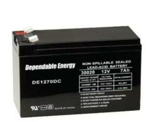 American Hunter Dependable Energy Battery Rechargeable 12 Volts 7 Amps DE30020
