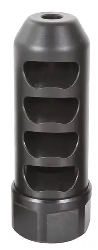 American Precision Arms G2F5838N Gen 2 Fat Bastard Self Timing Brake Black Nitride Stainless Steel with 5/8"-24 tpi Threads, 3.30" OAL & 1.115" Diameter for 338 Cal Rifle