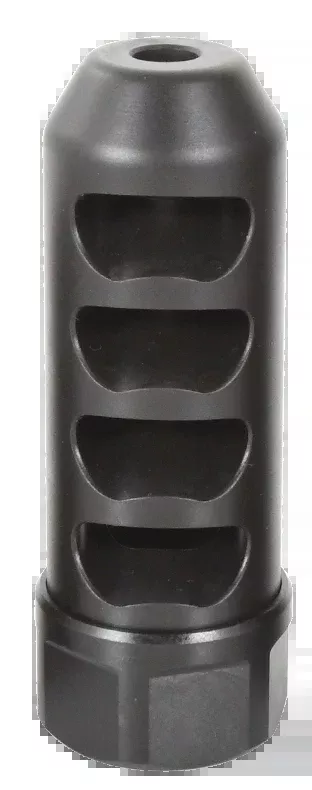 American Precision Arms Gen 2 Fat Bastard 338 Cal Self-Timing Muzzle Brake - 5/8x24 Black Nitride