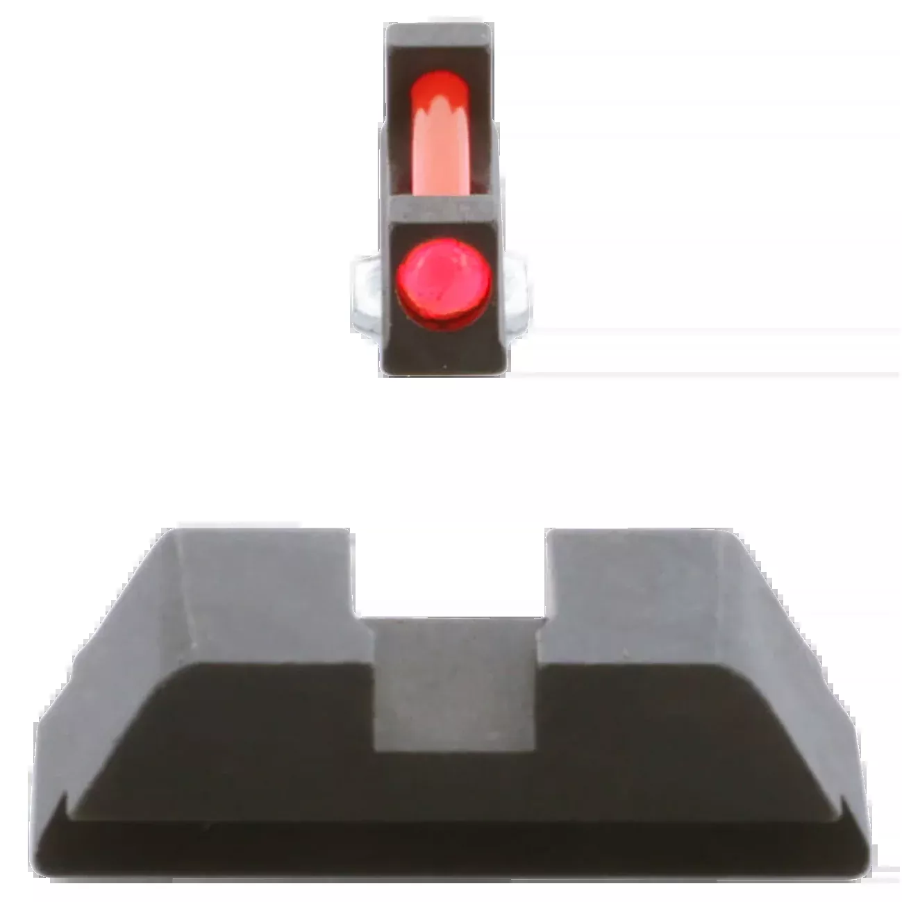 Ameriglo GFT113 Range Series Sight Set for Glock Red Fiber Optic Front / Black Rear