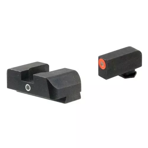 AmeriGlo GL5201 i-Dot Night Sight Fits Glock 17/19/19x/26 Gen5 Tritium Green w/Orange Outline
