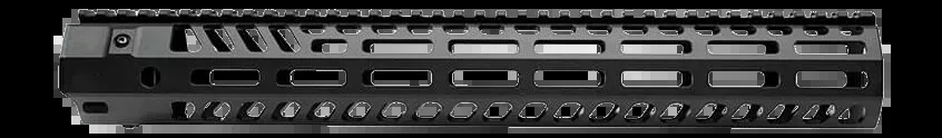 Angstadt Arms Suppressor Series 14.8" M-LOK Free Float AR-15 Handguard - Black Anodized